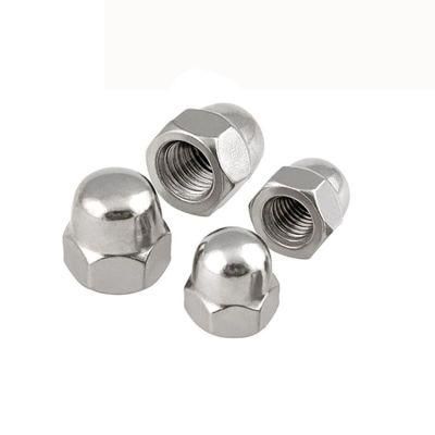 Dome Hexagon Domed High Strength Stainless Cap Steel M6 Flange Nut Stainless Steel Hex Copper Hexagon Head Flange Cap Nut