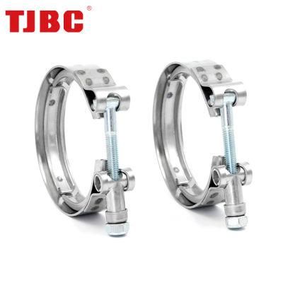 V Band Clamps V Type Turbocharger Clamps Factory Price V Clamps for Car Exhaust Pipes