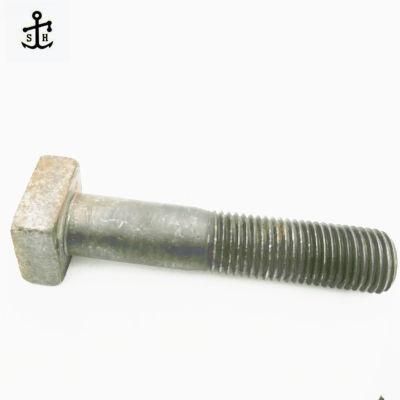 High Strength Alloy Steel 10.9 Large Square Head Bolts DIN 21346 Made in China