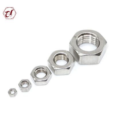 DIN 934 Stainless Steel Hex Head Nut 304 Hex Head Nut 316 Hex Head Nut A2 Hex Head Nut A4 Hex Head Nut