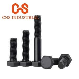 High Strength Grade 12.9 Black Carbon Steel Hex Bolt DIN 931