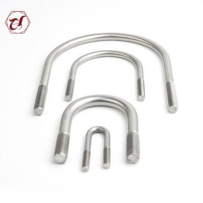 Common Full Thread 316 Stainless Steel Bent U Bolt/Customize U Bolt