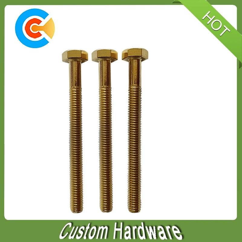 Head Dimension of a 0 Hex Head Lag Screw Brass Hex Head Machine Screws