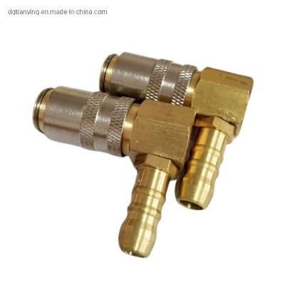 Brass Mold Hexagonal Water Quick Release Couplings Fitting