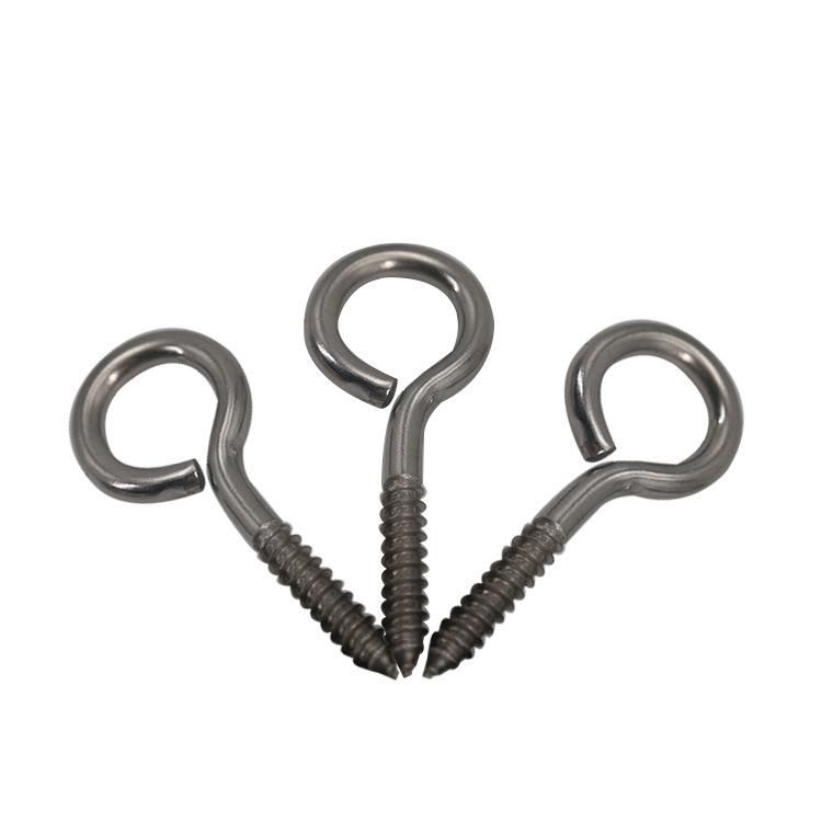 Factory Produced Stainless Steel Eye Screw Snake Eye Screw Screw Eye