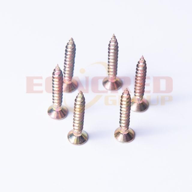 Yellow Zinc Plated Csk Screw Chipboard Screws with Cheap Prices