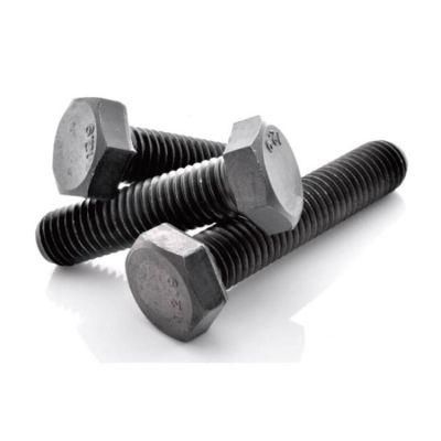 China Wholesale Fastener Hardware Grade 12.9 Black Oxide Finished Full Thread Hex Bolt DIN933