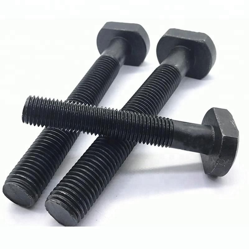 T-Bolt T Bolt T Head Bolt Hammer Bolt Carbon Steel Black Oxide Galvanized