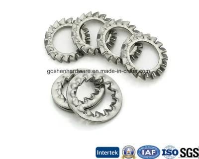 Stainless Steel Lock Washer with External Teeth DIN6907/Star Washer/ Serrated Lock Washers
