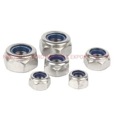 Nylon Lock Nut Zinc Plated Small Qty Low carbon Steel