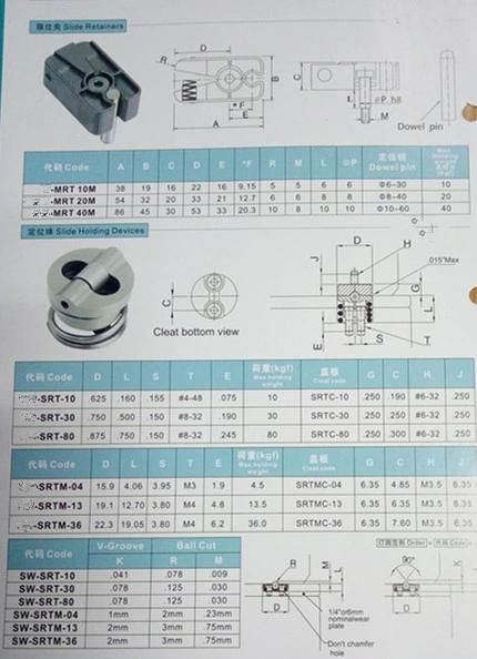 Hight Precision Slide Retainer for Injection Mold Part