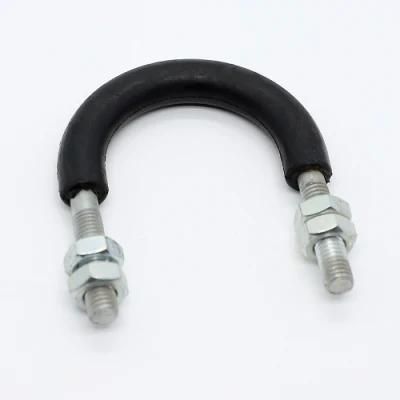 Cushioned Low Friction Rubber Anti-Chafe U-Bolts Silicone Rubber Sleeve