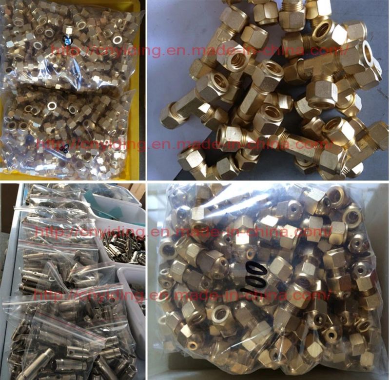 Misting Tee Push Slip Lock Fitting High Pressure Fogging Machine Slip Lock Tee Connector Brass Joint Fog Machine T Fitting Quick Slip T Joint Straight Fitting