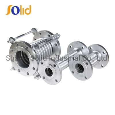 Factory Flexible Stainless Steel Braided Metal Hose with Flange