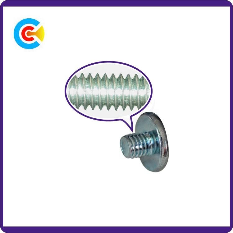 Steel M4 Hexagonal Button/Pan Head Screw for Furniture/Kitchen Cabinets