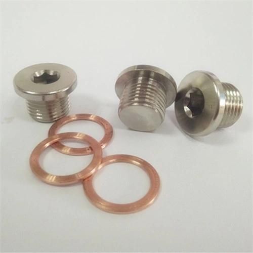 H59 Nickel Plated Brass Water Drain Pipe Plug