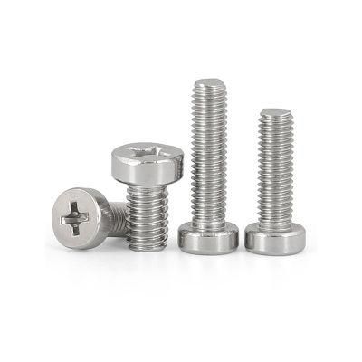 GB822 Phillips Cylinder Head Cross Recessed 304 Stainless Steel Machine Screws