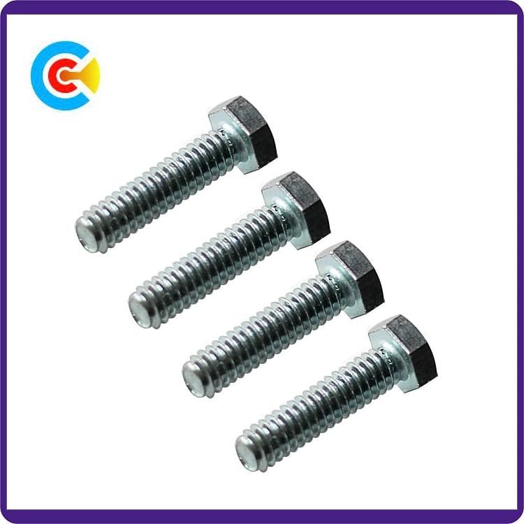 Fastener Carbon Steel Galvanized Hexagon Head Screws/Bolt for Industrial/Auto Parts