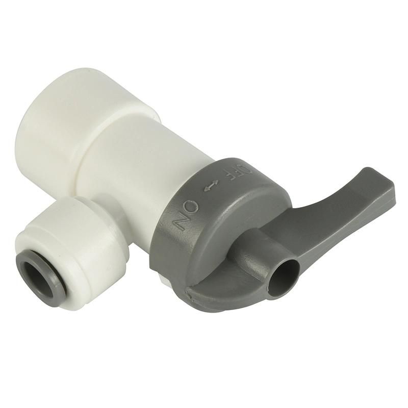 RO 1/4 Tube Od 1/4′ ′ Thread Pressure Ball Valve Water Filter Fittings