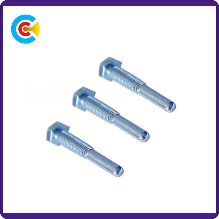 DIN/ANSI/BS/JIS Carbon-Steel/Stainless-Steel 4.8/8.8/10.9 Galvanized Non-Standard Six-Lobe Pin Screw for Building