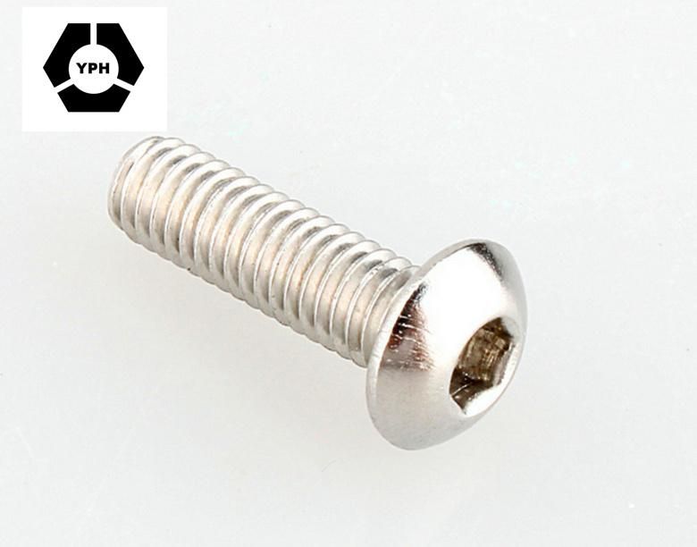 ISO7380 Metric Thread 304 Stainless Steel Hex Socket Head Cap Screw Bolts