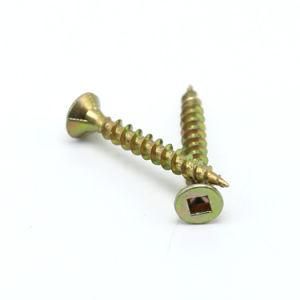 Torx Flat Head Yellow Zinc Plated Colored Wood Screw for All Types of Wood