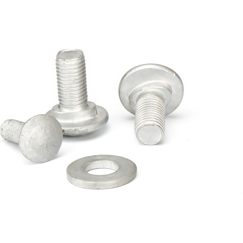 Guard Rail Splice Bolts, Hot DIP Galvanised H. D. G. Round Head Bolts