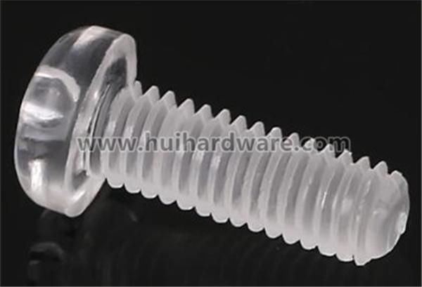 Polycarbonate Clear Type Phillips Pan Head Plastic Screw