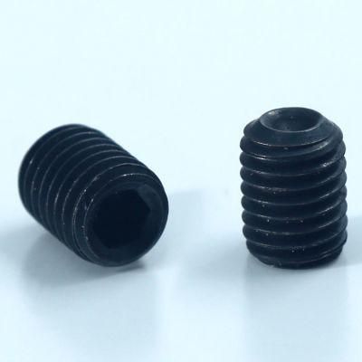 Grade4.8/8.8/10.9/12.9 DIN 913/DIN 914/DIN 915/DIN 916 Black Oxide Flat End Hexagon Socket Set Screw