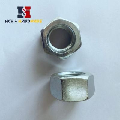 Inch Series Zinc Plated Hex Nut Machine Screw Nut Jam Nut