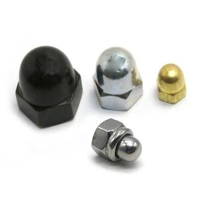 China Wholesale 4mm 6mm M10 M6 M8 High Quality Cap Nut Hex Flange Dome Cap Nuts Acorn Hex Cap Nuts