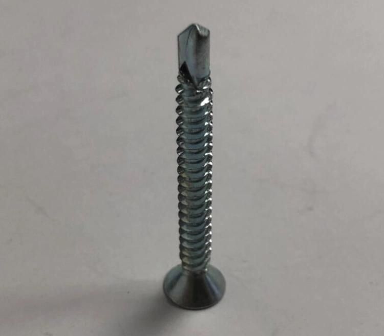 C1022 Countersunk Head Drilling Screws DIN7504 Zinc Plated