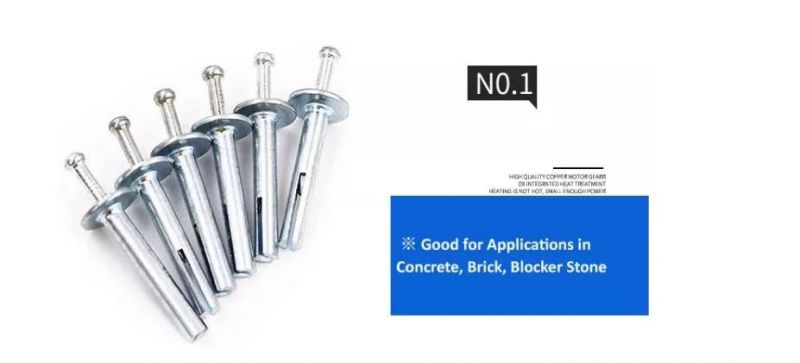 Hammer Drive Nail Anchors Hammer Fix Screws Anchor Zinc Alloy Hammer Driver Anchor