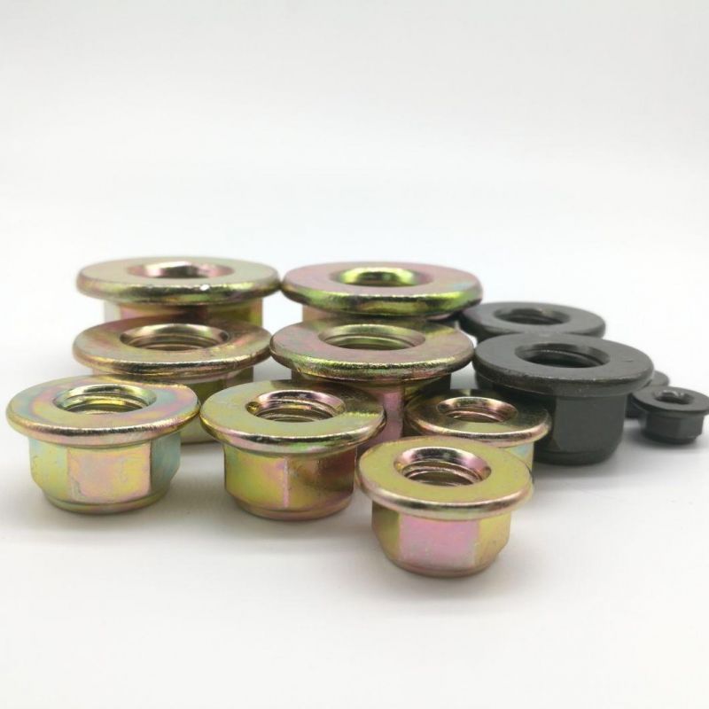 Hex Flange Nut Flange Nut Hex Nut Flanged Lock Nut