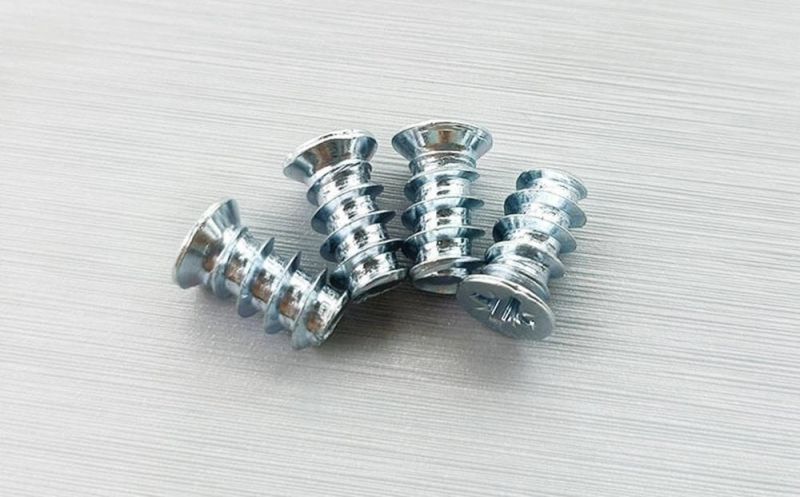 Flat Head Pozi Drive Zinc/Galvanized Furniture Fasteners Hardware Euro Screw/Tornillo Made in China