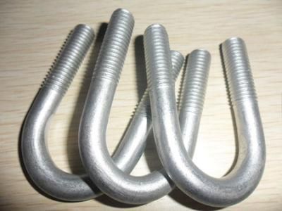 Custom L/J/U/I Shape Foundation Bolts Anchor Bolts Zinc/HDG/Dacromet M12*200