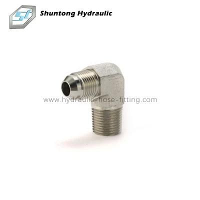 Hydraulic Hose Fititngs and Adaptor 90&deg; Jic Male 74&deg; Cone or NPT Male Made in China