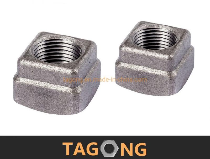 Plain Carbon Steel Cater Truck Nuts Square Nuts