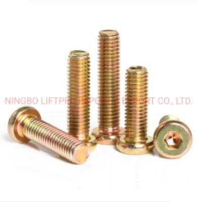 Furniture Fitting Fasteners Slotted Countersunk Head Screw 8mm Hex Socket Screw