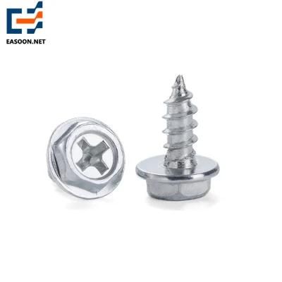 Galvanized Wood Screws Self Tapping Screws Hex Flange Head