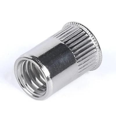 Factory Price China Custom Galvanized Rivet Nuts Carbon Steel or Stainless Steel Nutsert Rivnut Rivet Nut with Knurled Body