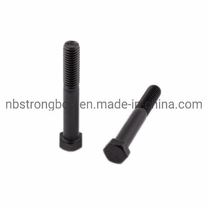SAE J 429 Hex Head Cap Screw with Black