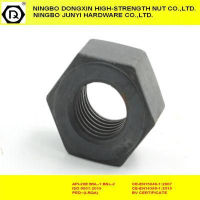 DIN934 Fasteners Black Hex Nut by Carbon Steel