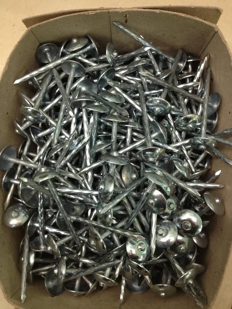 Smooth Shank Roofing Nail with Umbrella Head in Electro Galvanized