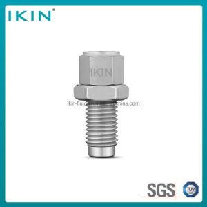 Ikin Bh Hydraulic Pressure Gauge Connector with Bulkhead Shock Flange Valves Hydraulic Test Connector Hose Fitting