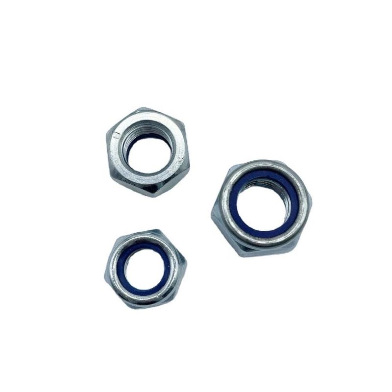 Steel Lock Hexagonal Nut with Nylon Insert (DIN985)