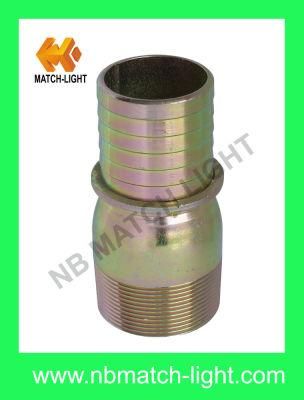 Brass NPT to Bsp Kc Nipple with Collar