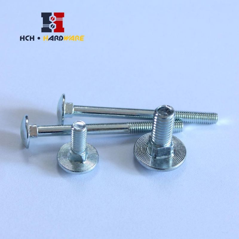 Grade 4.8, 8.8, 10.9, 12.9/ SS304, SS316/Gr. 2, 5, 8, A307 DIN603 Carriage Bolt/ Round Head Square Neck Bolt/Mushroom Head Bolt/ Coach Bolt