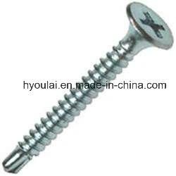 Flat Cross Head Self Drilling Screw with Zinc Plated Pozi DIN7504 N P K