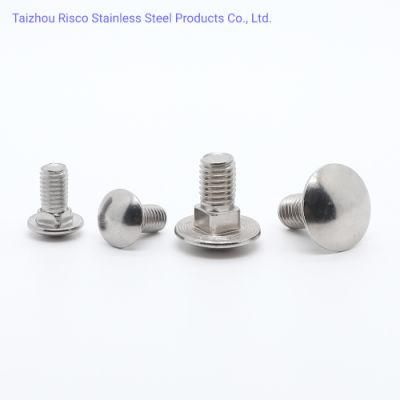 DIN603 GB512 ASTM/JIS/Bsw Stainless Steel 304/316 Hardware Fastener High Quality Carriage Bolt